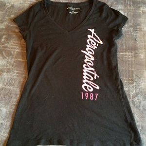 Aeropostal Black Tee